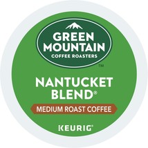 Green Mountain Nantucket Blend Coffee 24 to 144 Keurig K cups Pick Any S... - £20.36 GBP+