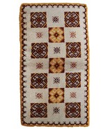 Vintage French Savonnerie rug 2.5&#39; x 4.8&#39; (77cm x 146cm) 1960s - 1C817 - $427.85 CAD