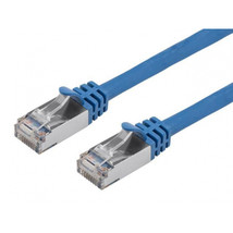 Monoprice 13660 CAT7 SHIELDED (S/FTP) CABLE_ 7FT BLUE - £24.83 GBP