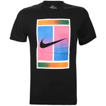Nike Heritage Court Dri-Fit Tee Men&#39;s Tennis T-Shirts Sports Top NWT FQ4934-010 - £43.05 GBP