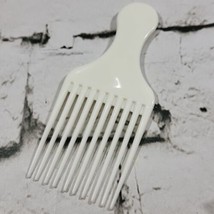 Vintage Goody Hair Pick Lift Comb White Plastic Made In The USA - £11.86 GBP