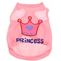 Crown  Shirt Cool Pet Vest  Dog Clothes for Small Dogs Shirt Chihuahua French  T - £48.08 GBP