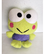 2009 Sanrio Keroppi Frog Plush Stuffed Animal Green Purple Pink Stars - £23.34 GBP