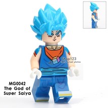 1pcs Super Saiyan Blue Vegito Fusion Goku Vegeta Dragon Ball Super Minifigures - £2.31 GBP