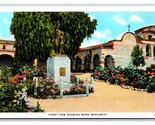 Serra Monument Mission San Juan Capistrano California CA UNP WB Postcard... - $2.92