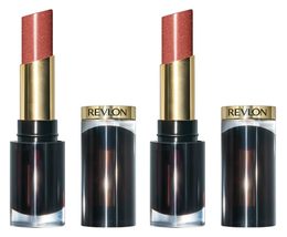 Revlon Pack of 2 Super Lustrous Glass Shine Lipstick, Nude Illuminator 020 - £19.48 GBP