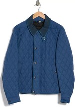 Burberry RatCliffe Quilted Coat, Color Blue, Size 42R-Us - $995.00