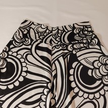 Jonathan Martin Women's Black & White Floral Skirt Size M Measured Waist 28" image 14