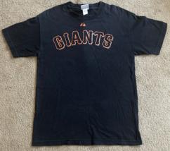 San Francisco Giants Tim Lincecum MLB Baseball Black T-shirt Size M - $13.99