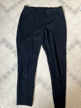 J Jill Sz medium Petite Black Ponte Knit Leggings Pants - £19.95 GBP