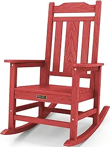 Outdoor Rocking Chair Red - $296.99