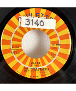 The Three Degrees – Maybe 7" Single 1970 Roulette Soul R&amp;B 45 RPM - $4.74