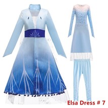 Princess Elsa Anna Costume Party Cosplay Dress Pants Clothes Coat Set - £18.81 GBP+