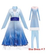 Princess Elsa Anna Costume Party Cosplay Dress Pants Clothes Coat Set - £18.67 GBP+