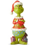 Jim Shore Grinch Large 20” Santa Hat Arms Folded Door Greater 6004061 Ne... - $349.29 CAD