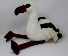 Russ Berrie Caress Soft Pets Flaubert Large Plush White Stork w/Tags - £12.57 GBP