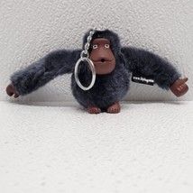 Kipling Monkey Gorilla Ape Plush Keychain Marcello Black Brown - £9.32 GBP