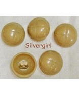 Vintage Leather Look Plastic Jacket Buttons - $74.43 MXN