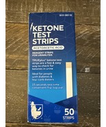 Ketone Test Strips 50 Count-Reagent Strips For Urinalysis-New - $13.41 CAD