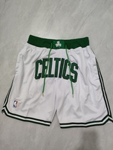 Boston Celtics Classic White Mesh Pockets Shorts - £30.75 GBP