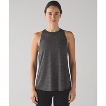 Lululemon Hot Like Agni Singlet Heathered Black sz 6 - $33.74