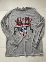 New England Patriots Junk Food Long Sleeve Shirt Size XL Gray - £20.43 GBP