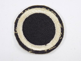 Vintage WWII Uniform Patch for the 1st Corps.Class A Black Circle White ... - $2.76