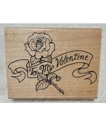 Embossing Arts &quot;To My Valentine&quot; Large Valentine&#39;s Day Rubber Stamp, 267... - £7.82 GBP