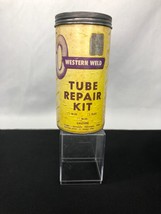 Vintage Western Weld Tube Repair Can w/ Contents Wstern Stage MGF Sioux ... - $19.00