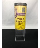 Vintage Western Weld Tube Repair Can w/ Contents Wstern Stage MGF Sioux ... - $25.80 CAD