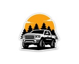 Pickup Truck Sticker Vinyl Decal Waterproof Outdoor Adventure Camping - $4.50+
