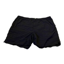 Tommy Bahama Mens Solid Black Swim Shorts XXL Bathing Suit Trunks 2X Lined Mesh - £22.00 GBP