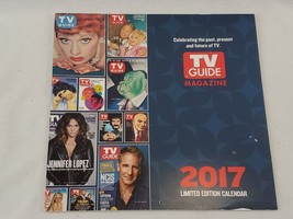 2017 TV Guide Calendar Lucille Ball Jennifer Lopez Alfred Hitchcock Kojak - £23.34 GBP
