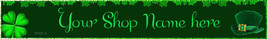 Banner St Patricks Custom Design St2A Banner - $7.00