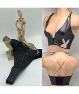 Women’s Playboy Black | Pink Top &amp; Underwear Set NWT - £193.06 GBP