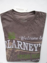 Sonoma Welcome to Blarney’s Irish House Crewneck Men’s Knits T-Shirt Brown S $26 - £7.72 GBP