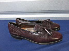 Allen Edmonds Auburn Brown Leather Tassel Dress Shoes Size 10.5 (A8) - $31.98