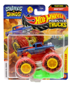 2025 Hot Wheels Monster Trucks Sharks vs Dinos Bigfoot Diecast Car - €10,07 EUR