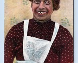 Bamforth Comic Ugly Woman Does Not Have a Jealous Husband 1908 DB Postca... - $5.89