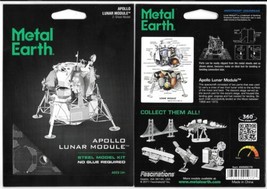 Apollo 11 Lunar Module Metal Earth Steel Model Kit NEW SEALED #MMS078 - £9.10 GBP