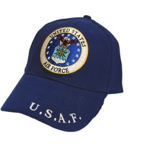 United States Air Force Logo Hat Blue - £10.97 GBP