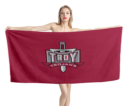 Troy Trojans NCAAF Beach Bath Towel Swimming Pool Holiday Vacation Gift - $22.99+