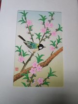 Japanese Woodblock Print of a Bird in Branch, unframed, Stamped - £42.97 GBP