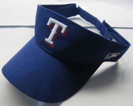 MLB Texas Rangers Raised Replica Cotton Baseball Visor 175 Adult - £15.02 GBP