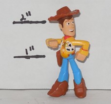 Disney Toy Story 2&quot; Woody PVC Figure VHTF Cake Topper #3 - $9.70