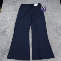 Dickies Pants Womens L Blue Classic Fit Medical Uniform Wide Leg Bottoms*** - £20.38 GBP