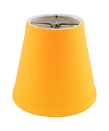 Royal Designs Empire Flame Clip On Chandelier Lamp Shade, Yellow, 3&quot; x 5... - £11.70 GBP
