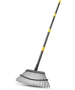65 Inch Rake For Leaves, Rakes For Lawns Heavy Duty Hoe Lawns Leaf Lawn ... - $52.34 CAD