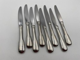 Set of 8 Novargent French Stainless Steel FIDDLE design Dessert Knives - $114.99