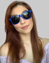 New Fashionista Blue Black Men's Women's Sunglasses  - $9.99